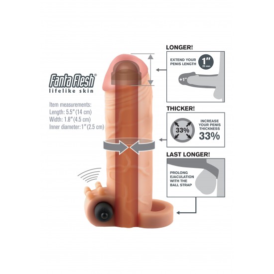 FX Vibrating Real Feel 1 inch