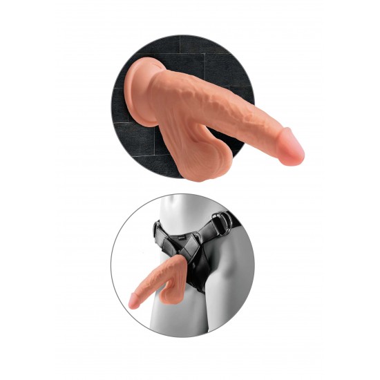 3D Cock Swinging Balls 7 inch