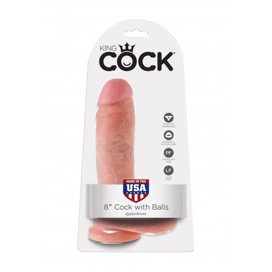 Cock 8 Inch With Balls