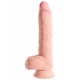 3D Fat Cock with Balls 10 inch