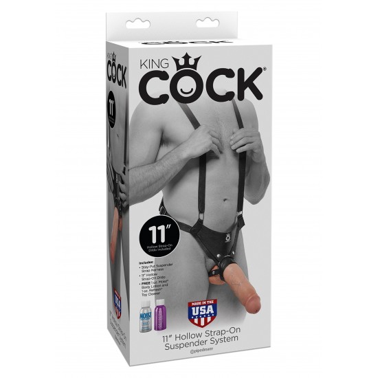 Hollow Strap On 11 Inch