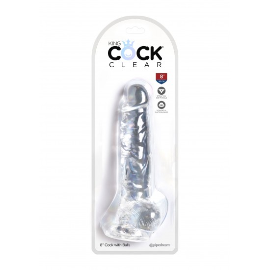 King Cock 8 Inch Cock w Balls