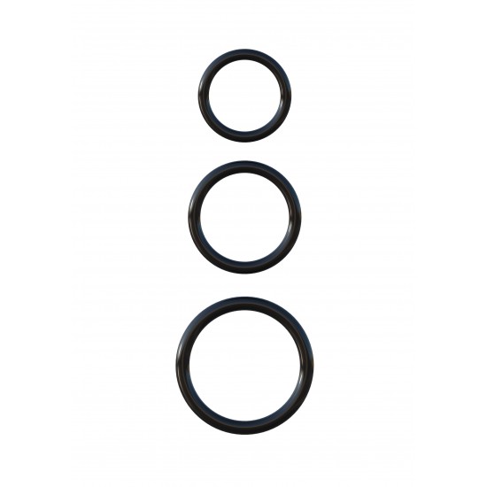 Silicone 3-Ring Stamina Set