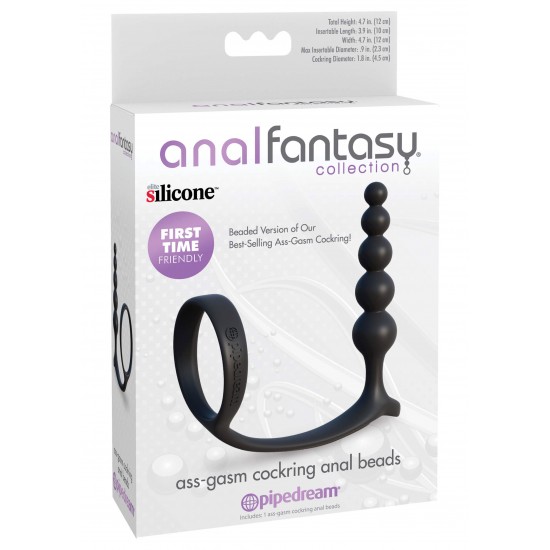 AssGasm Cockring Anal Beads AssGasm Cockring Anal Beads
