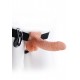 7in. Vibrating Hollow Strap-On