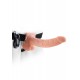 9in. Vibrating Hollow Strap-On