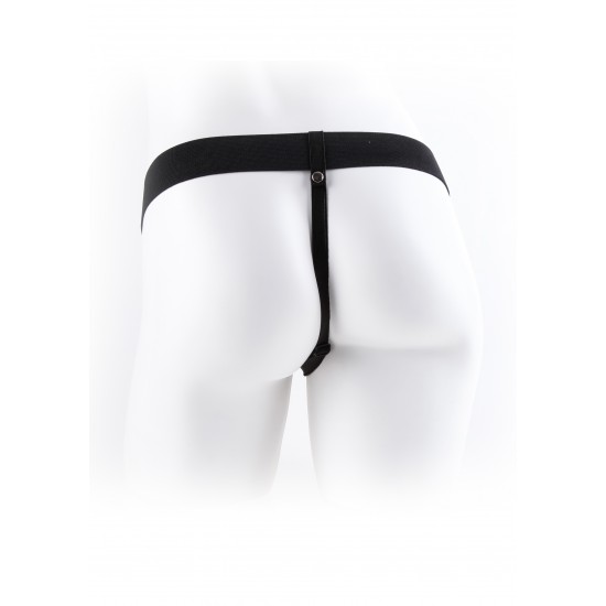 9in. Vibrating Hollow Strap-On
