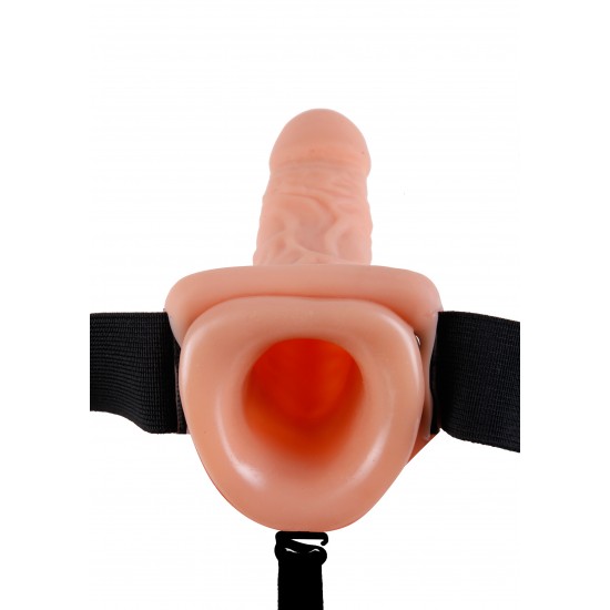 11in. Vibrating Hollow StrapOn