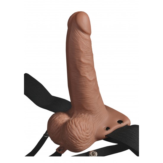 6 in. Hollow Recharge Strap On