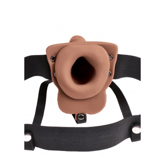 6 in. Hollow Recharge Strap On