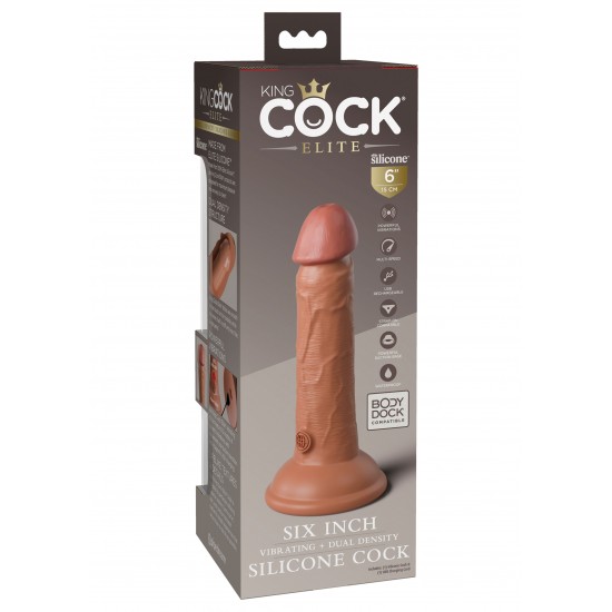6 Inch 2Density Vibe Cock
