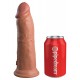 8 Inch 2Density Vibrating Cock