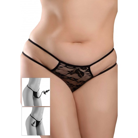 Crotchless PleasurePearl +Size