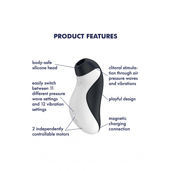 Orca Double Air Pulse Vibrator