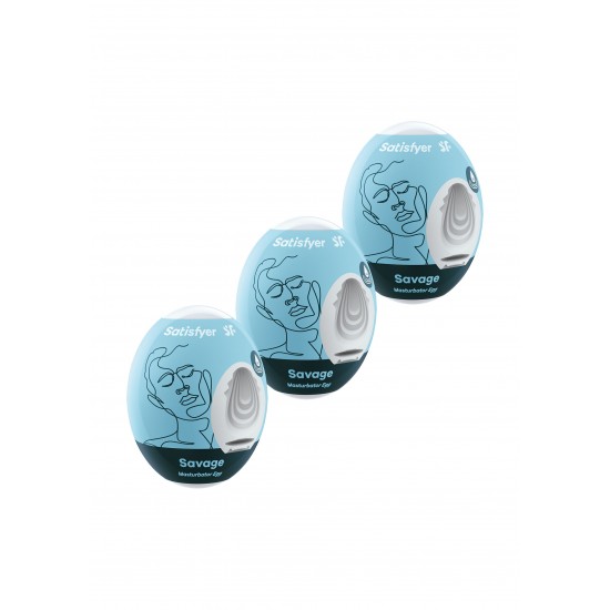 Masturbator Egg Savage 3pcs