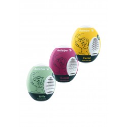 Masturbator Egg Ri-Bu-Fi 3pcs