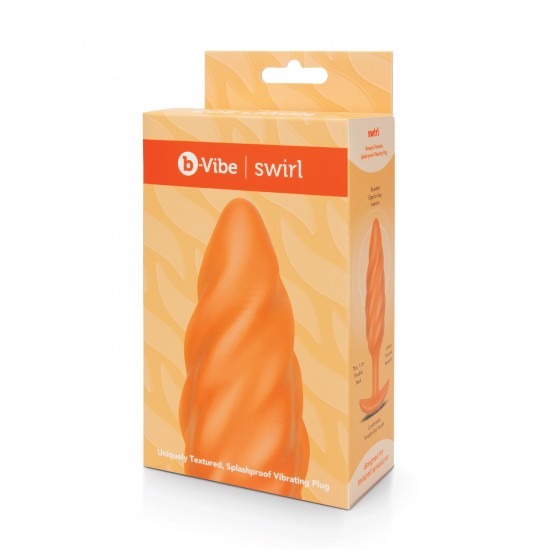 B-Vibe Swirl Texture Plug