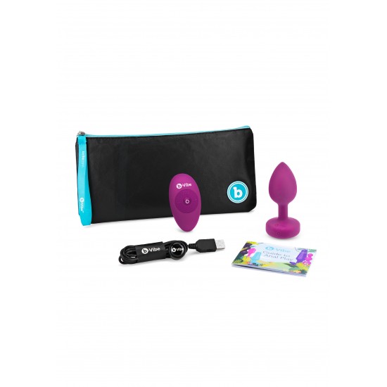B-Vibe Vibr Jewel Plug S/M