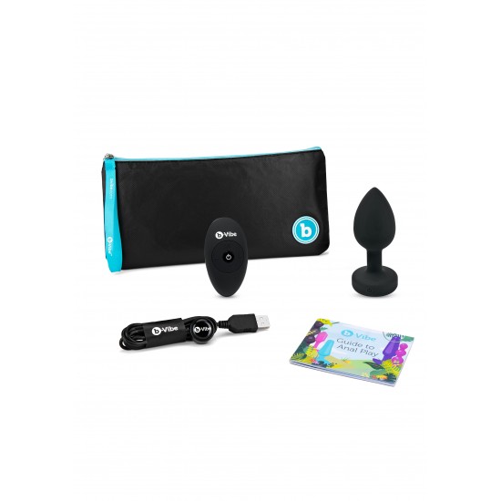B-Vibe Vibr Jewel Plug M/L B-Vibe Vibr Jewel Plug M/L