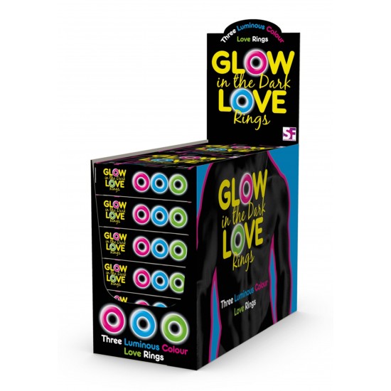 Glow In The Dark Love Rings