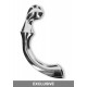 Ribbed Pleasure Steel Wand
