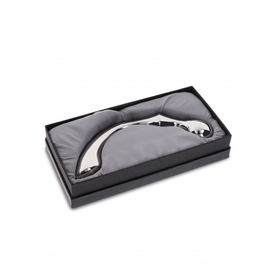 Ribbed Pleasure Steel Wand