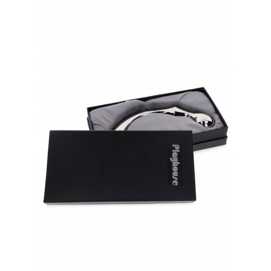 Ribbed Pleasure Steel Wand