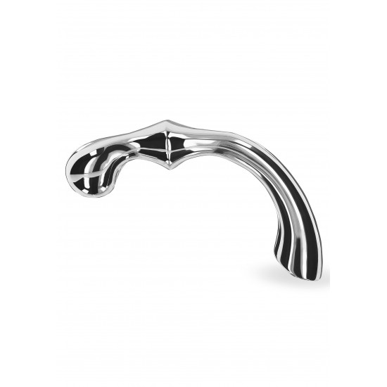 Ribbed Pleasure Steel Wand