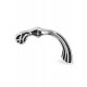 Ribbed Pleasure Steel Wand