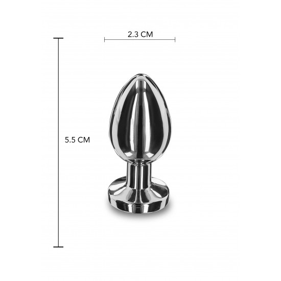 Weighted Steel Butt Plug - S Weighted Steel Butt Plug - S