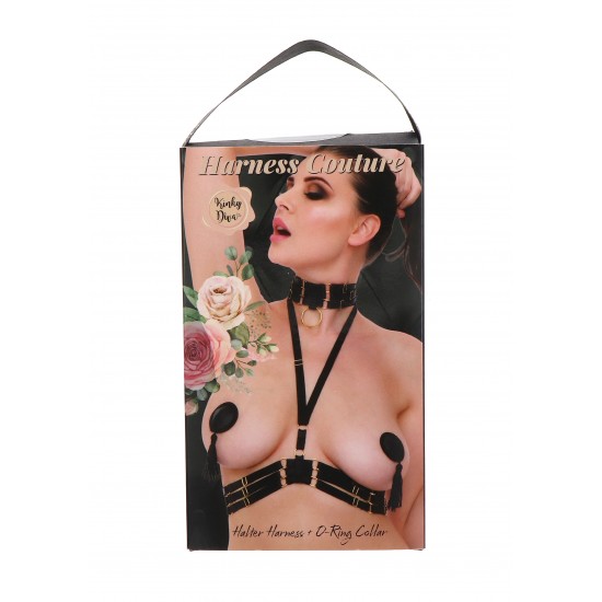 Halter Harness + O-Ring Collar Halter Harness + O-Ring Collar