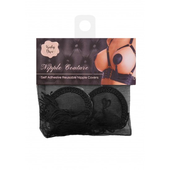 Satin Nipple Covers w Tassel