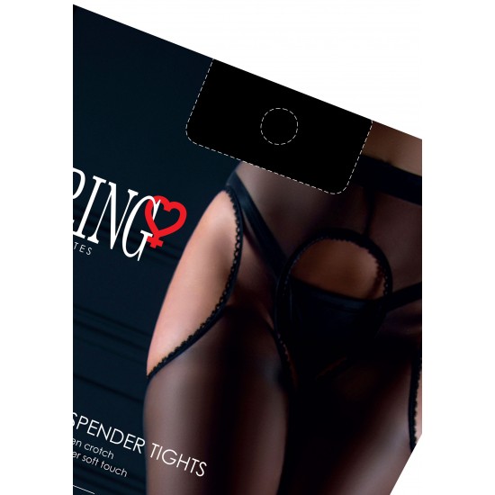 Satin Touch Suspender Tights