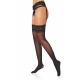 Satin T. Garterbelt Stockings