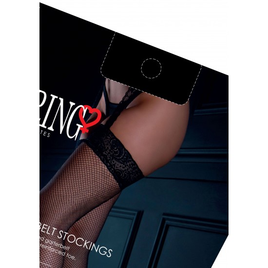 Fishnet Garterbelt Stockings