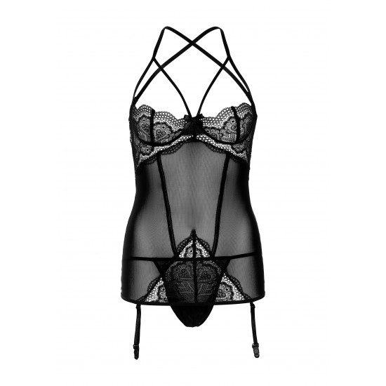2PC Garter Dress and String