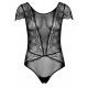 Floral Lace and Mesh Teddy