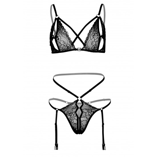 2PC Peek-a-Boo Bra and Panty