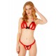 Peek-a-boo Ruffle Bra & Panty Peek-a-boo Ruffle Bra & Panty