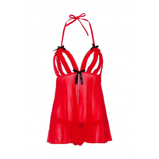 Peek-a-boo Ruffle Babydoll Peek-a-boo Ruffle Babydoll