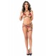 Roses Bra and Crotchless Panty Roses Bra and Crotchless Panty