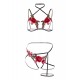 Roses Bra and Crotchless Panty Roses Bra and Crotchless Panty