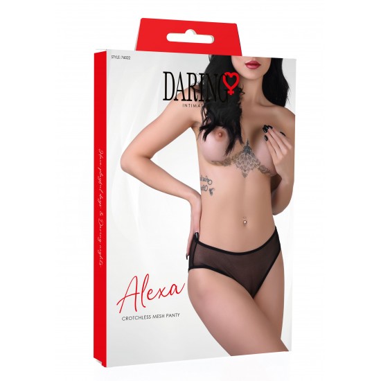 Alexa crotchless mesh panty Alexa crotchless mesh panty