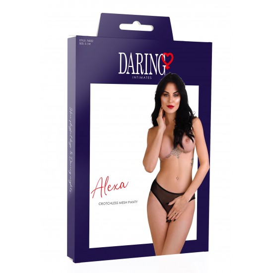 Alexa crotchless mesh panty Alexa crotchless mesh panty