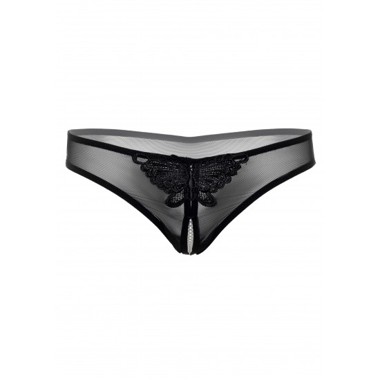 Indra crotchless beaded thong Indra crotchless beaded thong