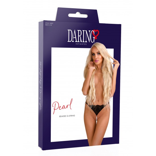 Pearl beaded g-string