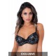 Demi bra with floral lace Demi bra with floral lace