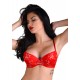 Demi bra with floral lace Demi bra with floral lace