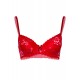 Demi bra with floral lace Demi bra with floral lace