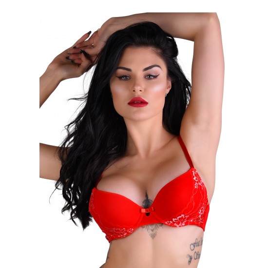 Push-up bra w/ lace racerback Push-up bra w/ lace racerback